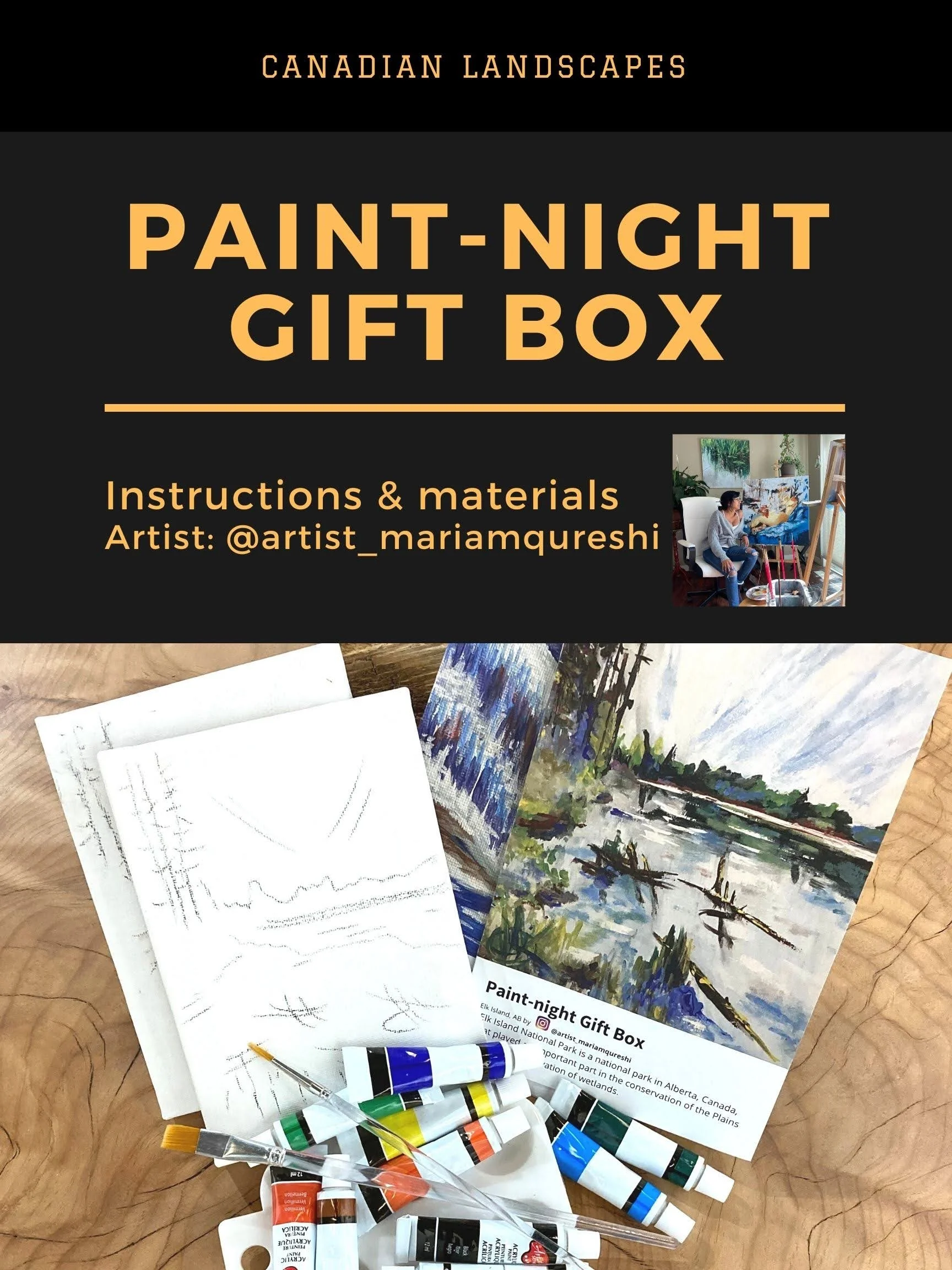 Paint night gift box — Gift Shop — Mariam Qureshi