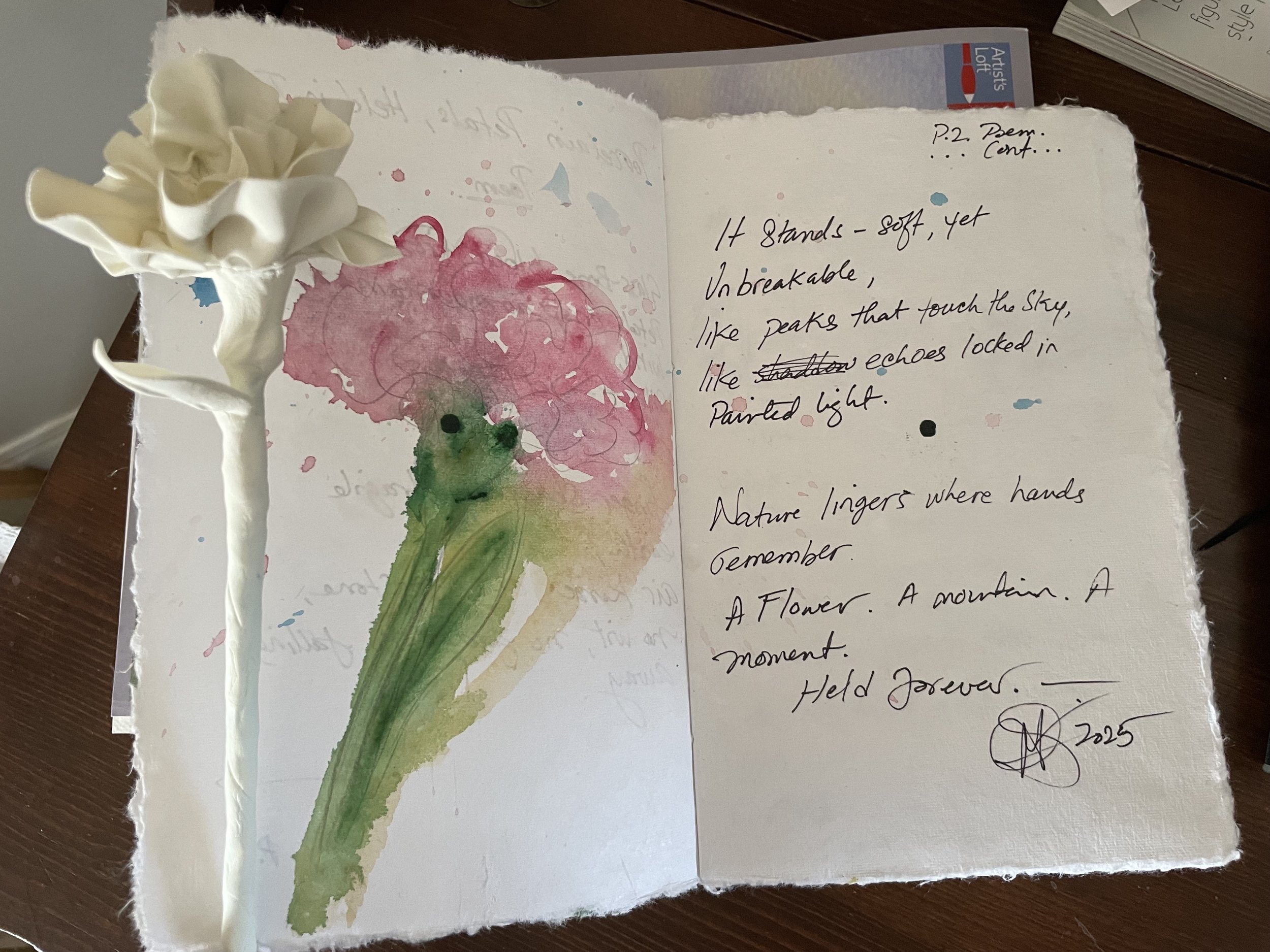 Poetry and sculptures I made while thinking about this painting and other things relevant. 