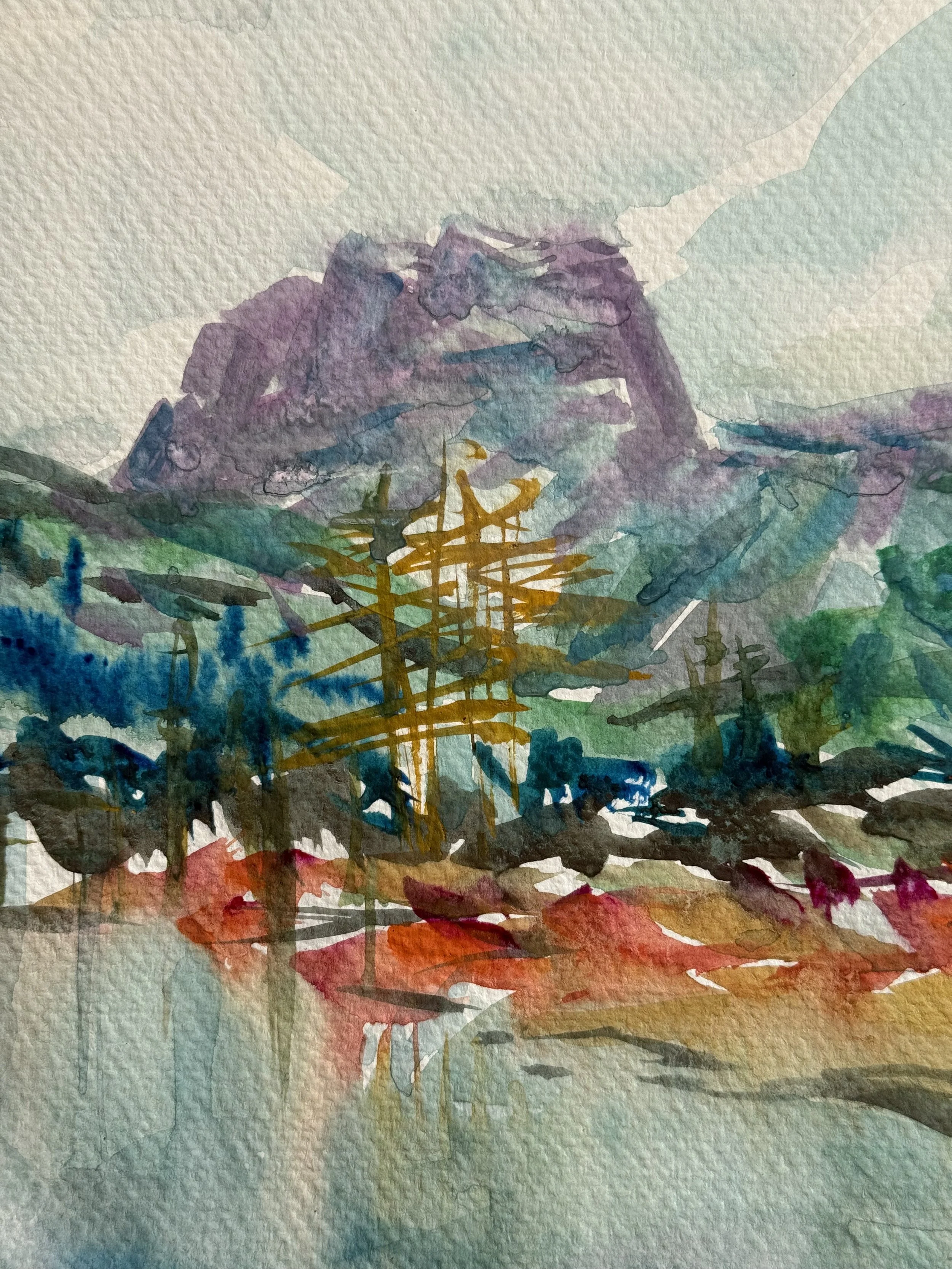 SOLO Exhibition: Carnet des Sommets – Plein Air Sketches from the Rockies- Opens Dec 3, 2025 - 5 pm - free to attend 