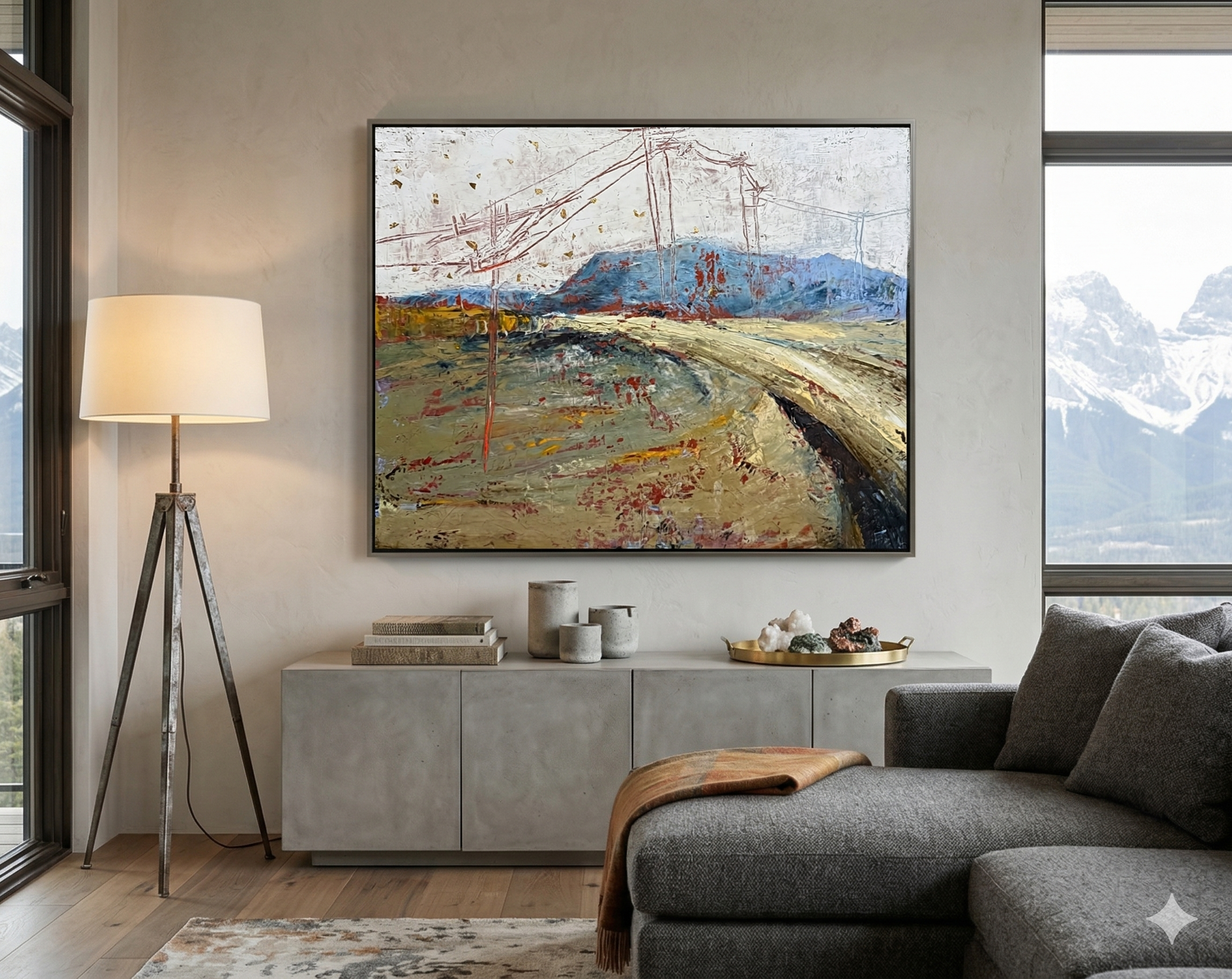 The Alpine Grid: "A study of the linear frequencies we introduce into the wild, where the geometric rhythm of the horizon meets the ancient, organic pulse of the mountain".