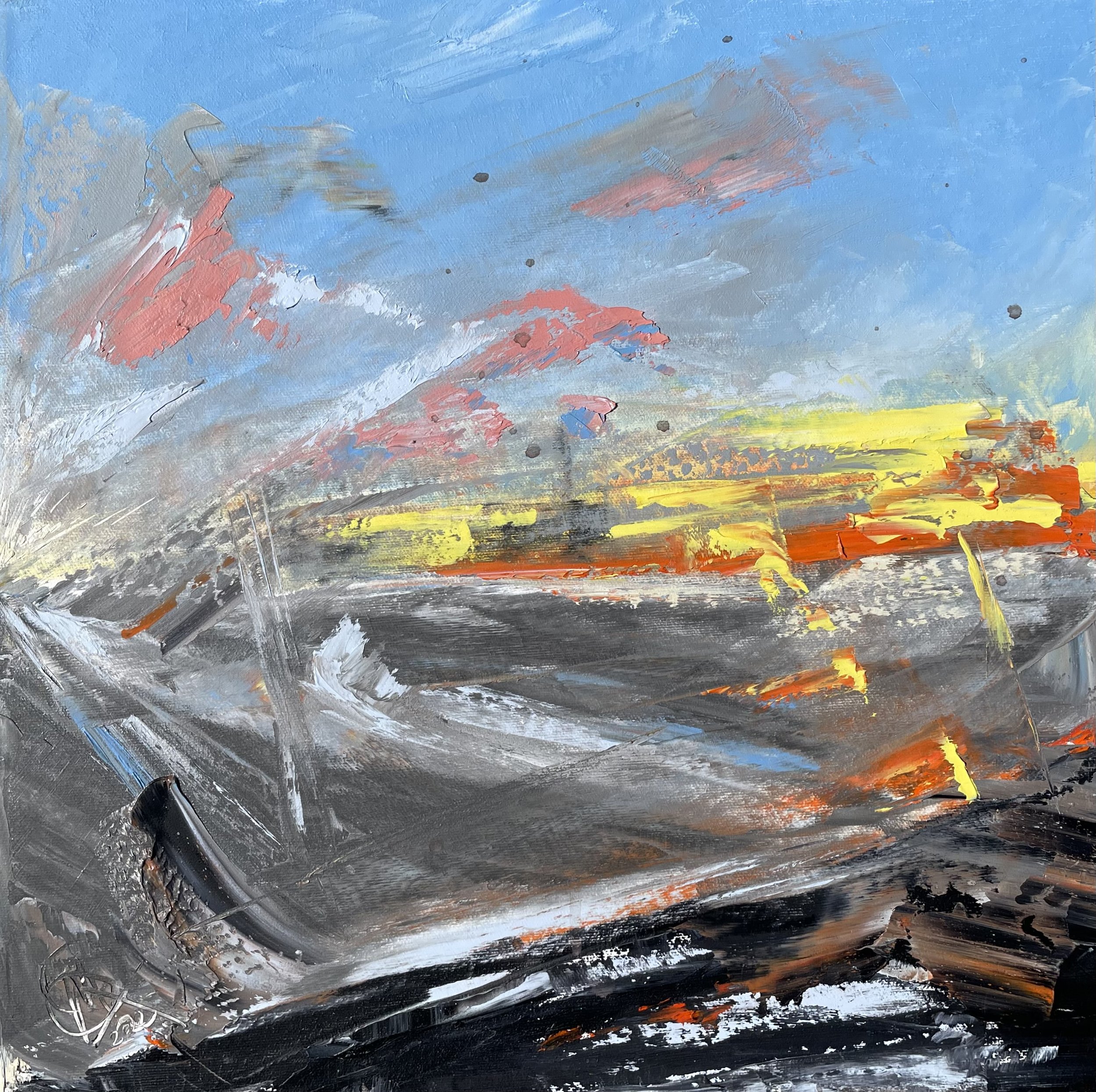 Title: TBA
Oil on canvas 16"x16"
- Rich with Textures