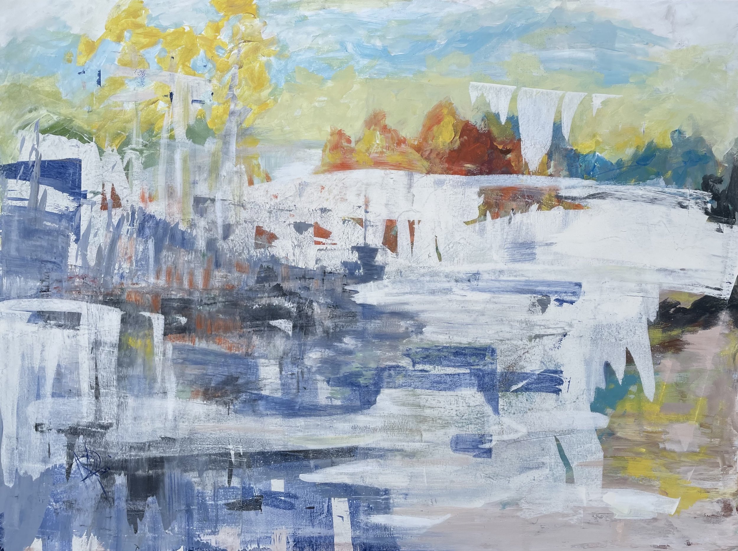 Title: Season Changing
Acrylic on Canvas 40"x30"
- Rich with movement