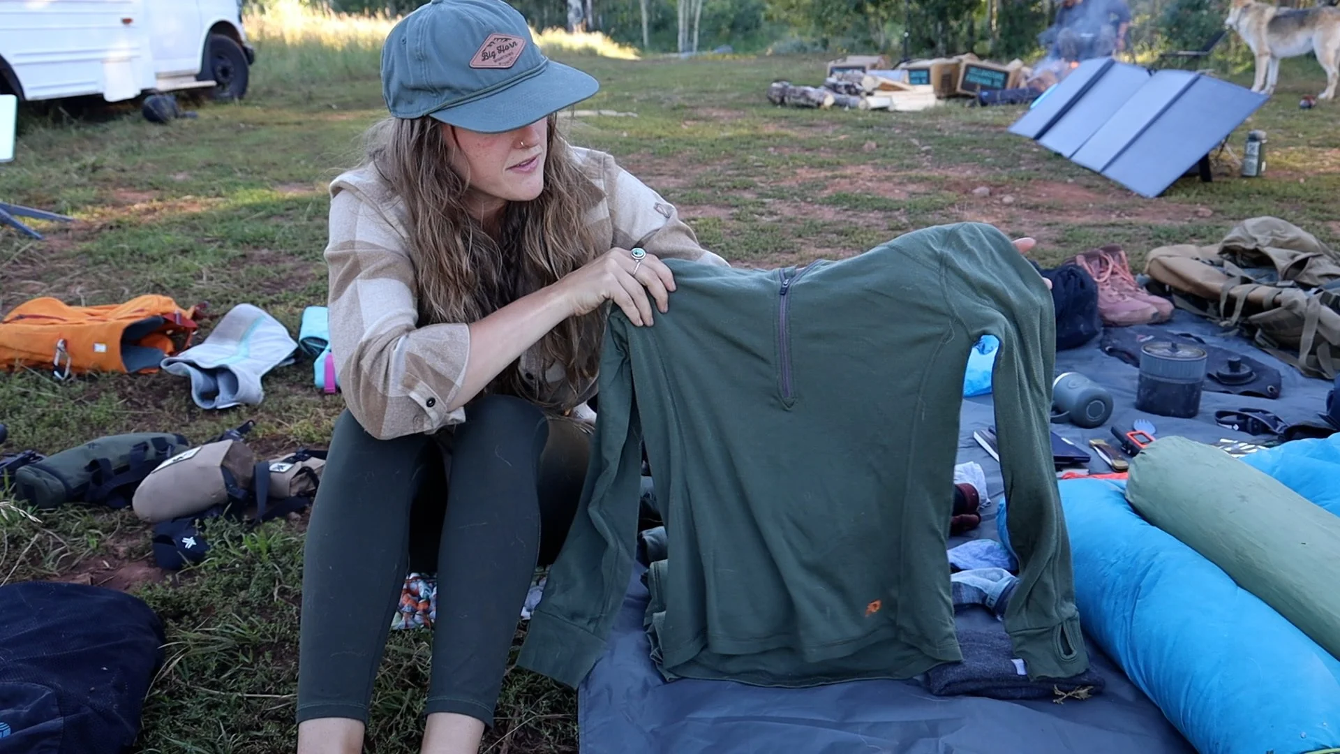 Wool base layers — Linnea & Akela