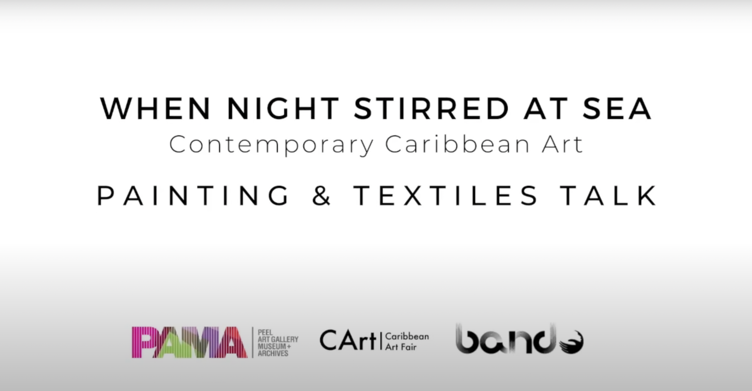When Night Stirred at Sea: Contemporary Caribbean Art