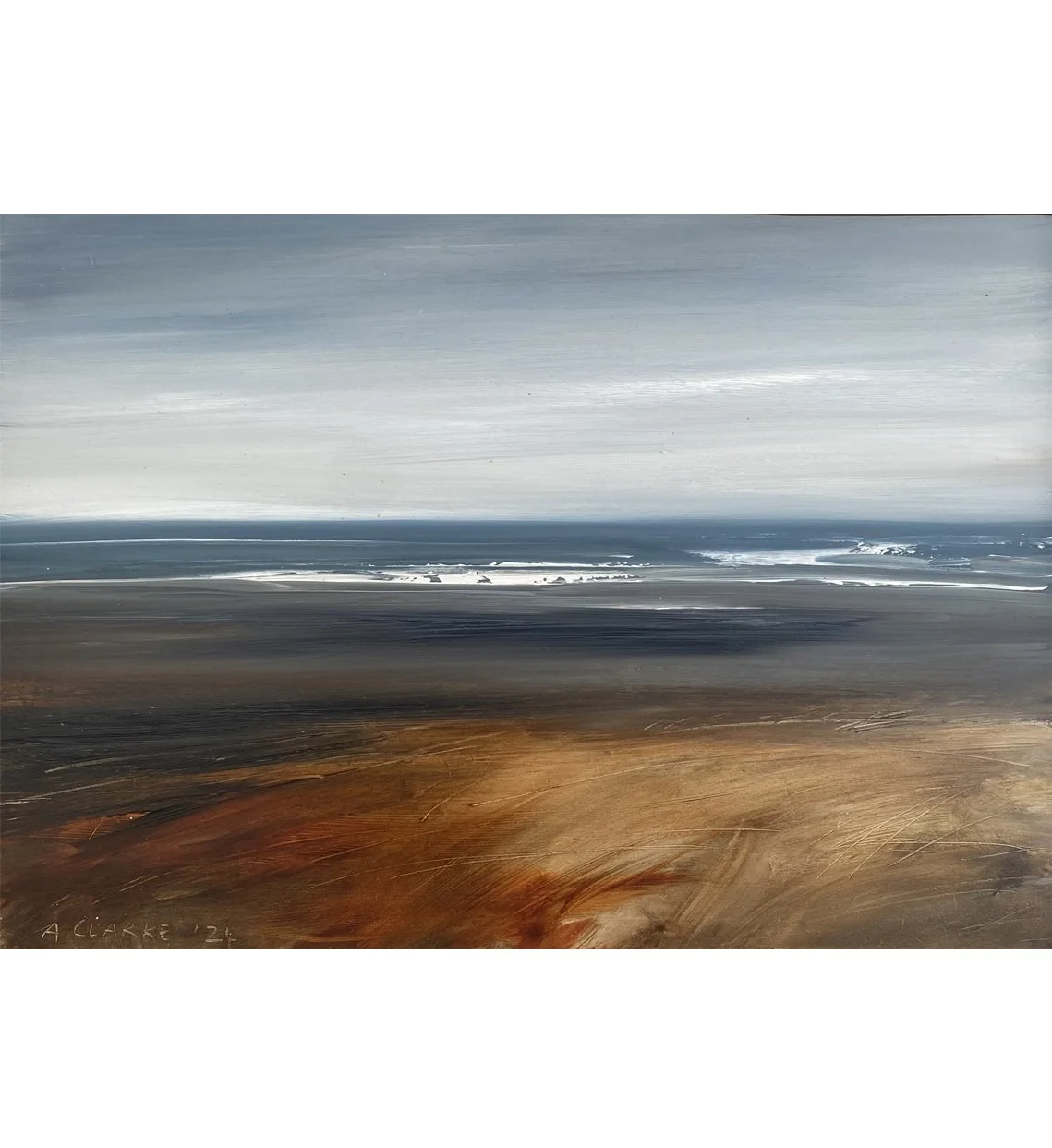 An April Beach Walk Beach Oil painting by Alana Clarke_Artwork.jpg