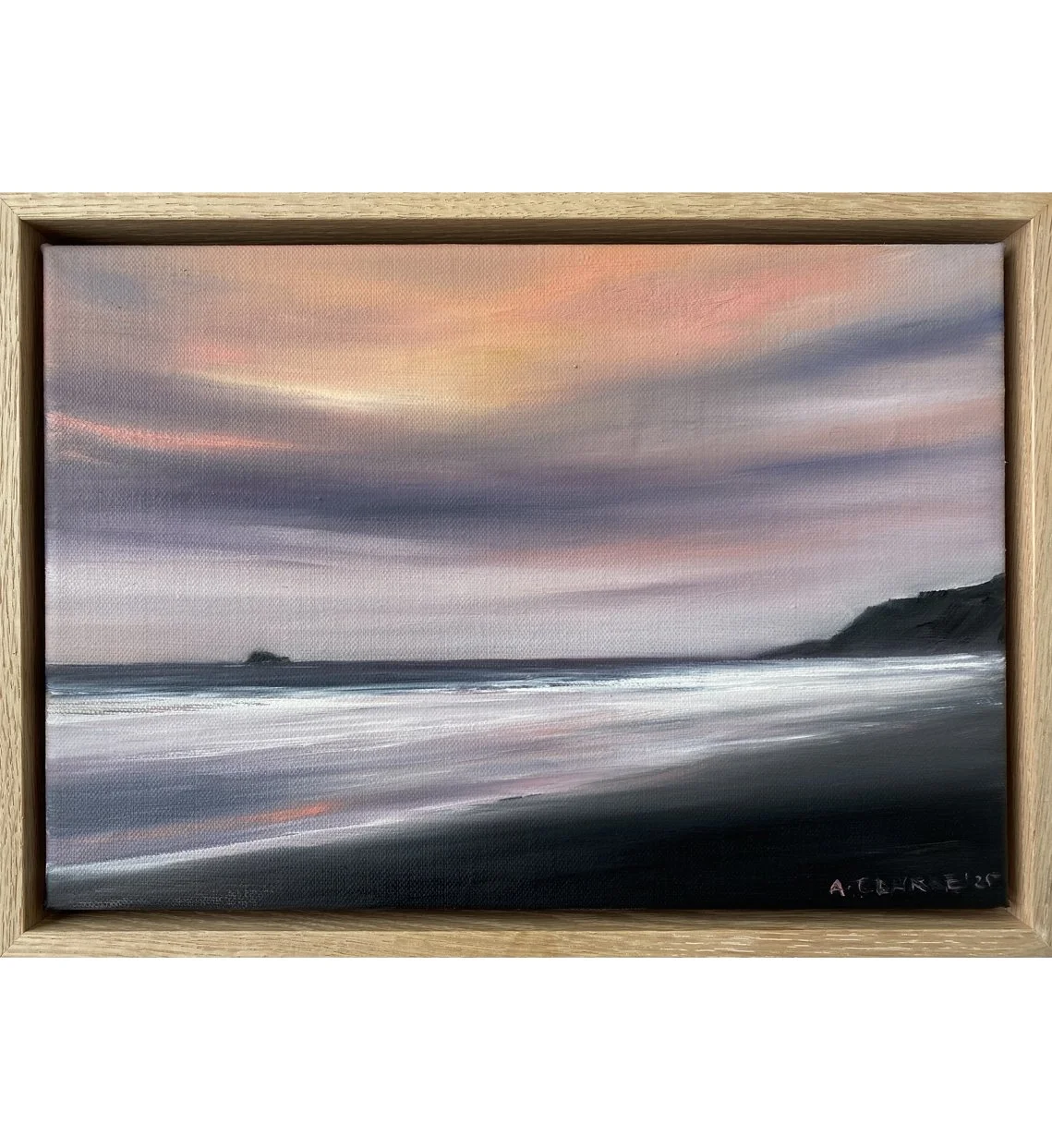 A Quiet Sunset Original Oil painting by Alana Clarke.jpg