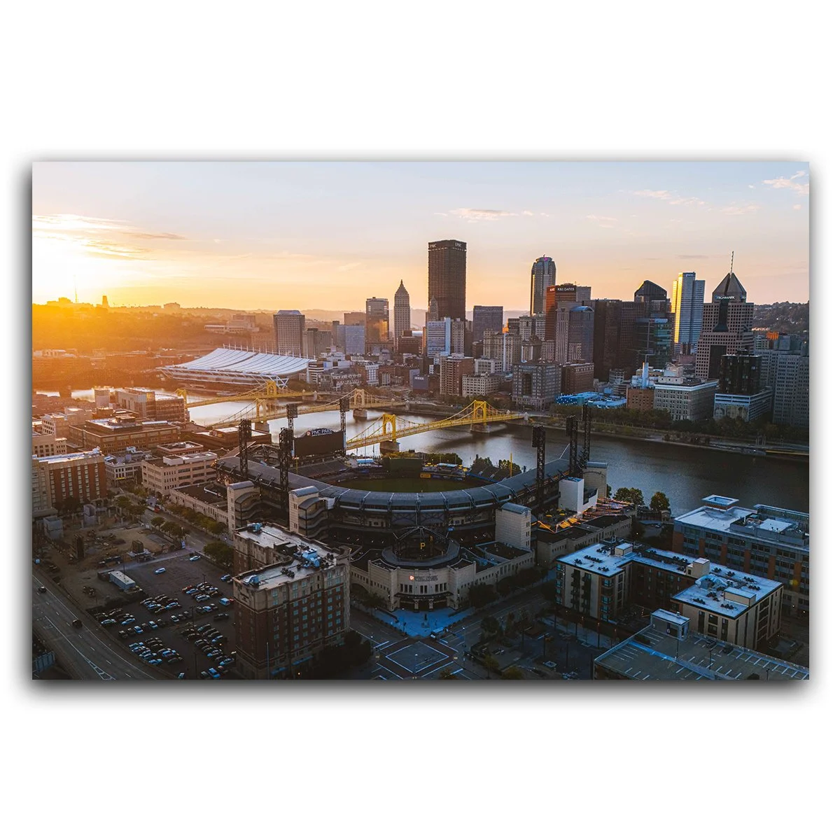 Sunrise over PNC Park