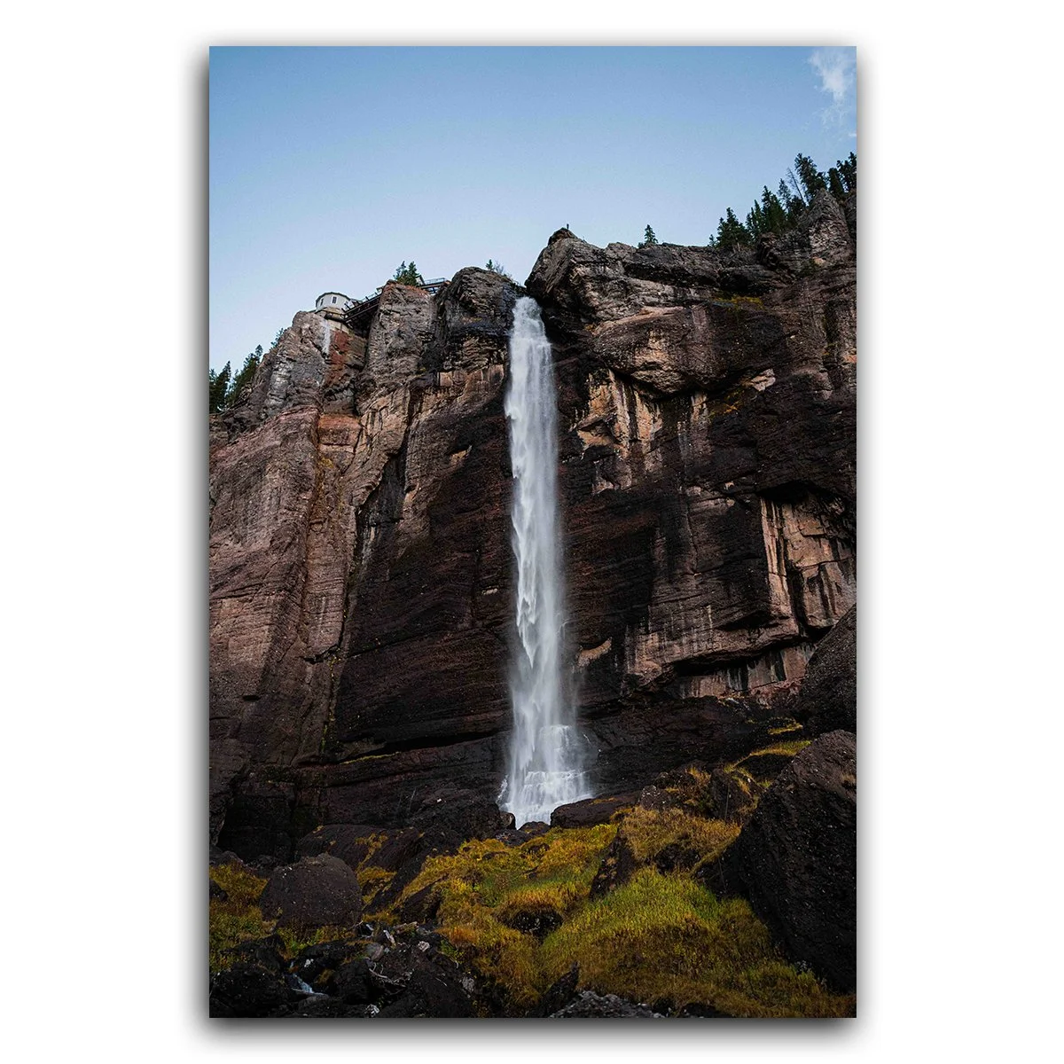 Bridal Veil Falls from Telluride, Colorado