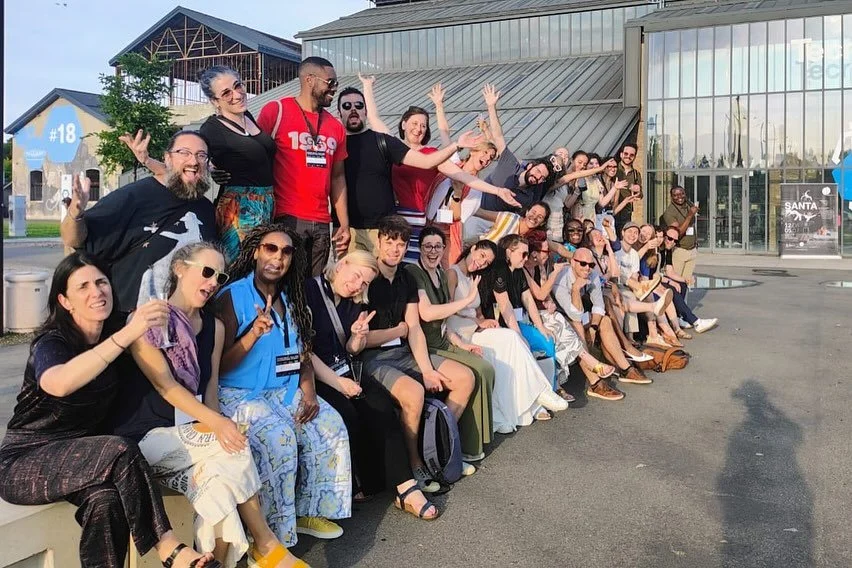 An incredible, intense week with this group of pioneering thinkers, makers and innovators, in residence at the @iteatri_reggioemilia! An immersive few days of urban design observations and civic problem-finding led to rapid-fire ideation and a shark 