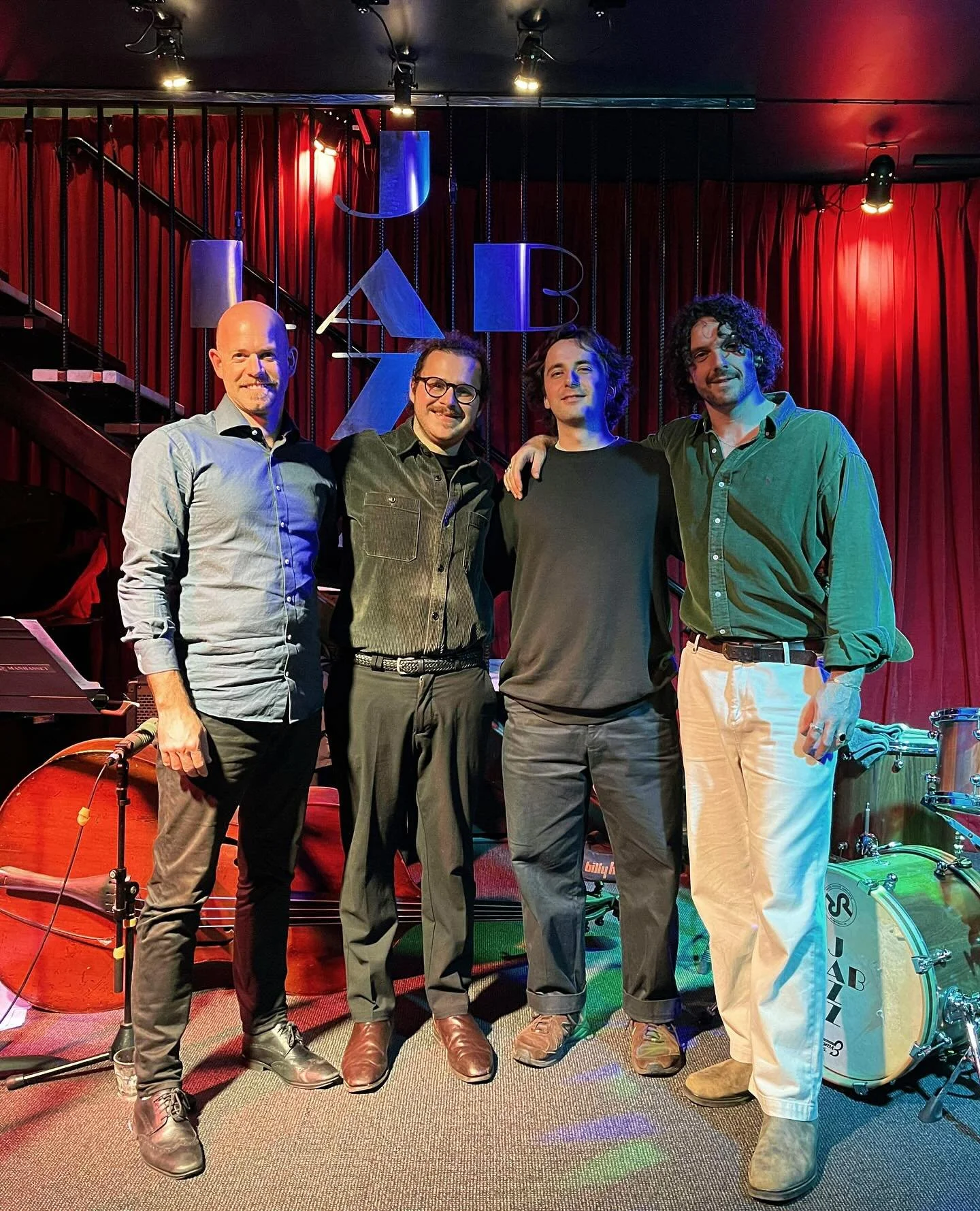 On the road around NSW, ACT &amp; VIC this week with these legends putting @benlerns brilliant music through its paces. Kiah NSW tomorrow, then making a record with @abc_jazz before @paddingtonuniting on Saturday night feat. a mighty triple bill of @