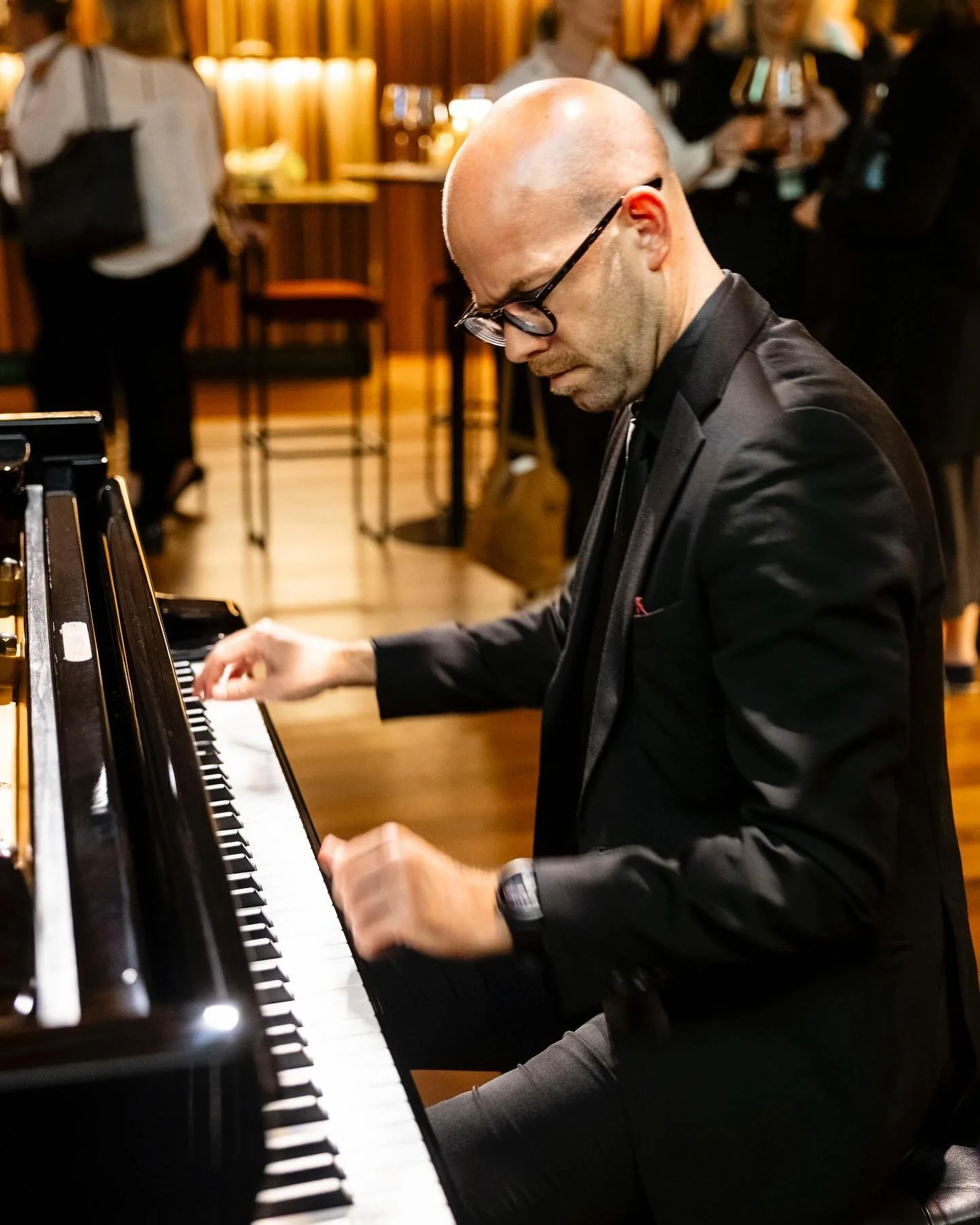 Nice to play some piano for the @australianchamberorchestra this week at the stunning Pier 2/3. Shout out to @markbondphotography for the action shot! 

#jazz #jazzface #piano #jazzpiano