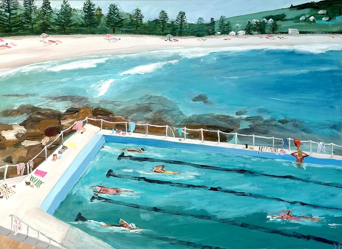 Summer Laps Original Painting