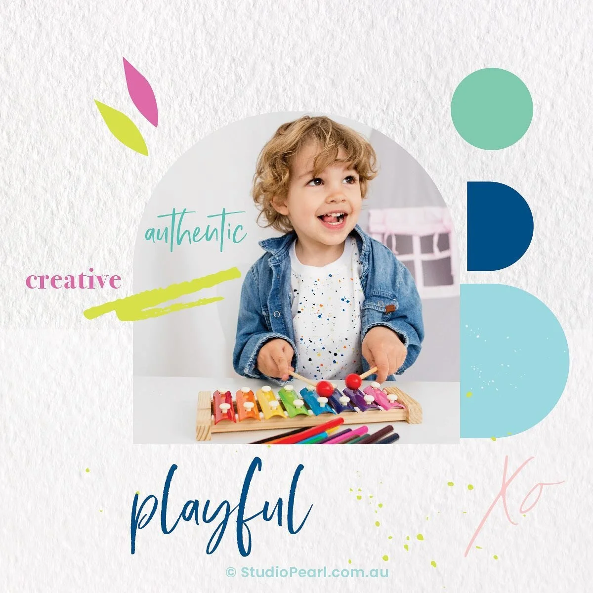 To get the creativity flowing today, I created two conceptual mini mood boards. This is usually my first step when starting a branding project. It's a fun process that can take all day. The final mood boards then become a reference point to which all