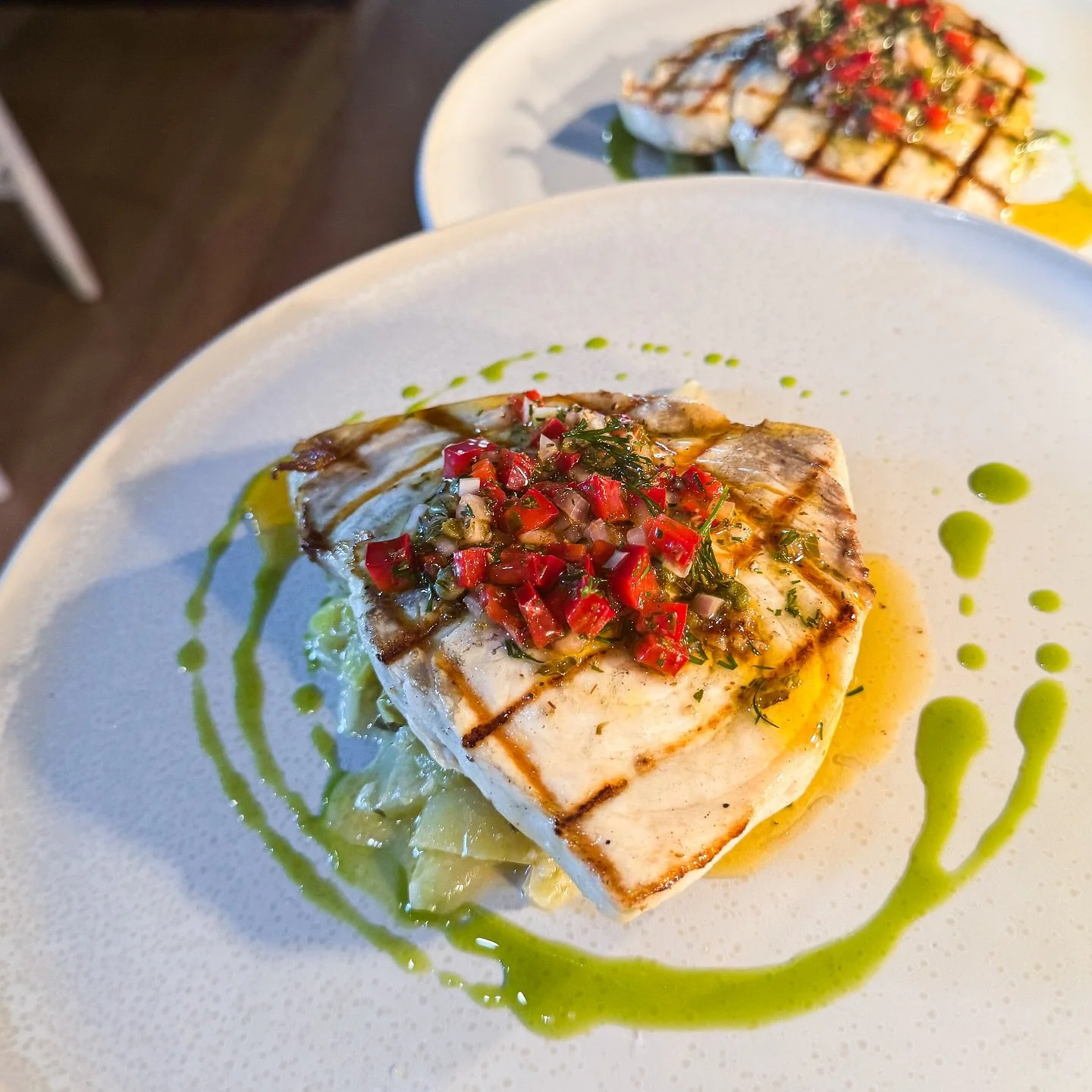 Fresh swordfish, cooked over charcoal, from the ocean to your plate 🇬🇷