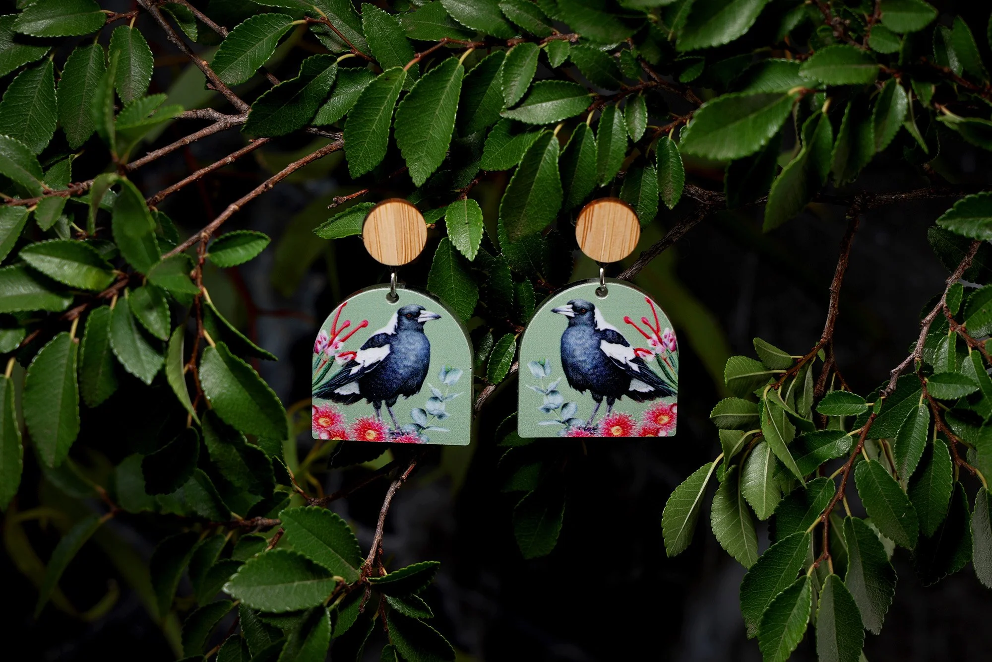 TIMBER TOP EARRINGS | Magpie