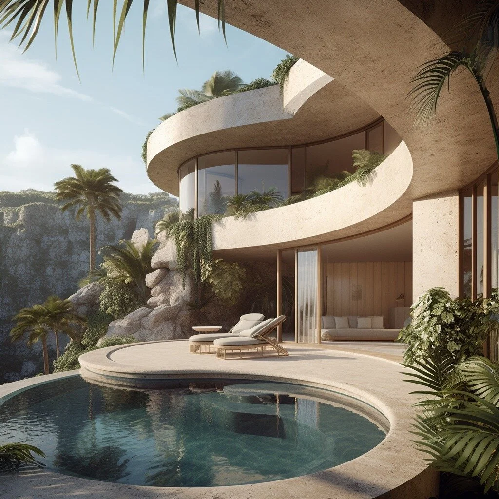 Illustration of Mediterranean Penthouse Interior Design Ideas