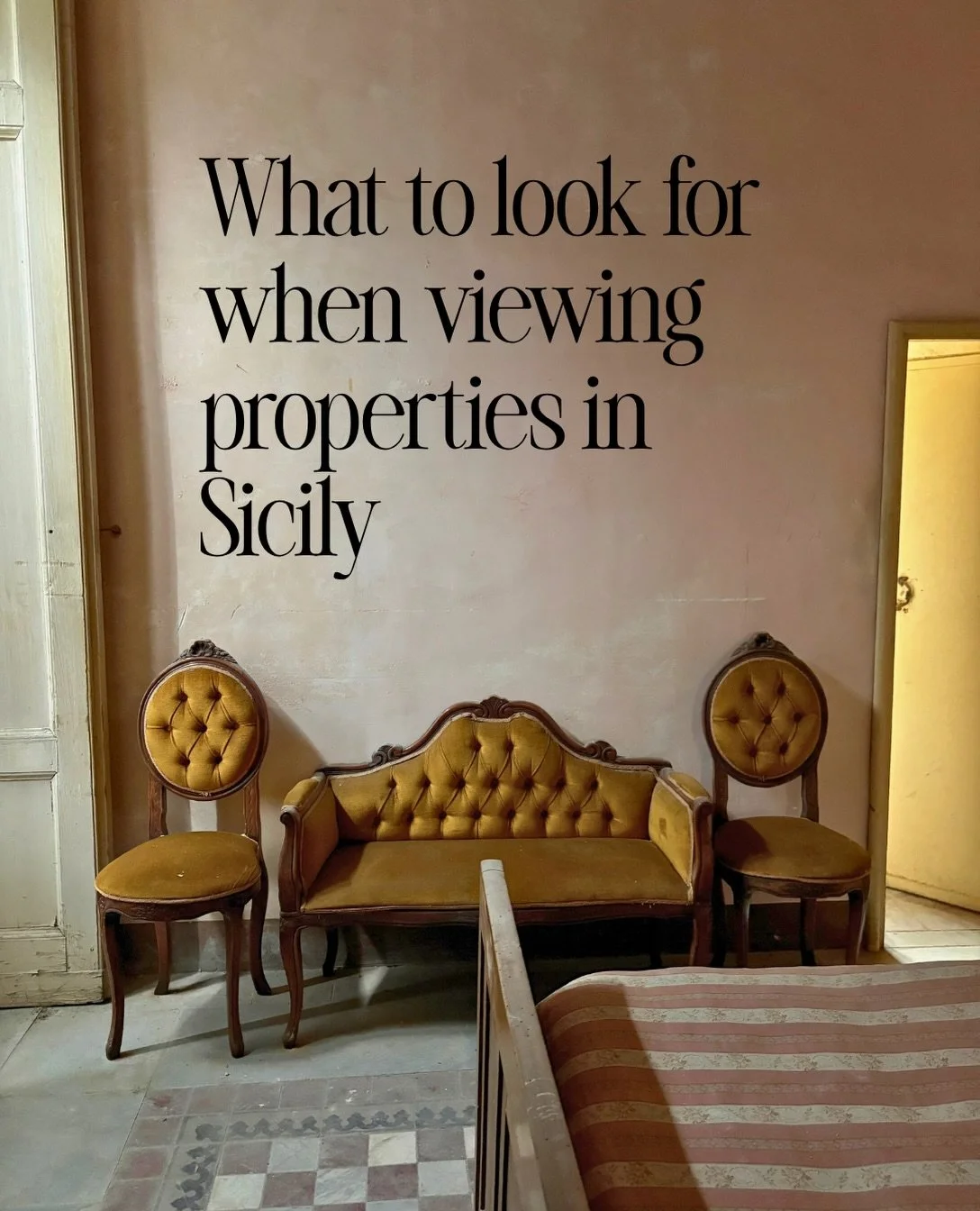Property viewings can be overwhelming&mdash;especially when you&rsquo;re distracted by beautiful tiles, original stone and the fantasy of what a house could become.

Save this checklist for your next viewing, and comment CHECKLIST below to receive th
