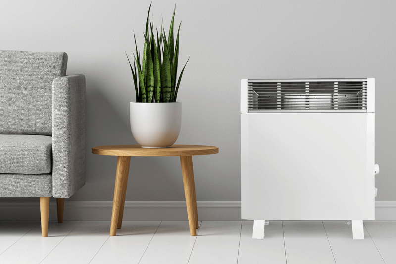 Technotherm konvektor modern lakótérben