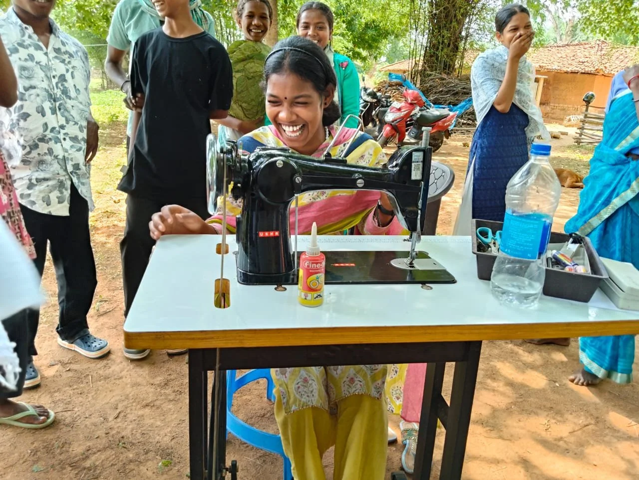 Glimpse of a livelihood training on leaf plate making (1).jpeg