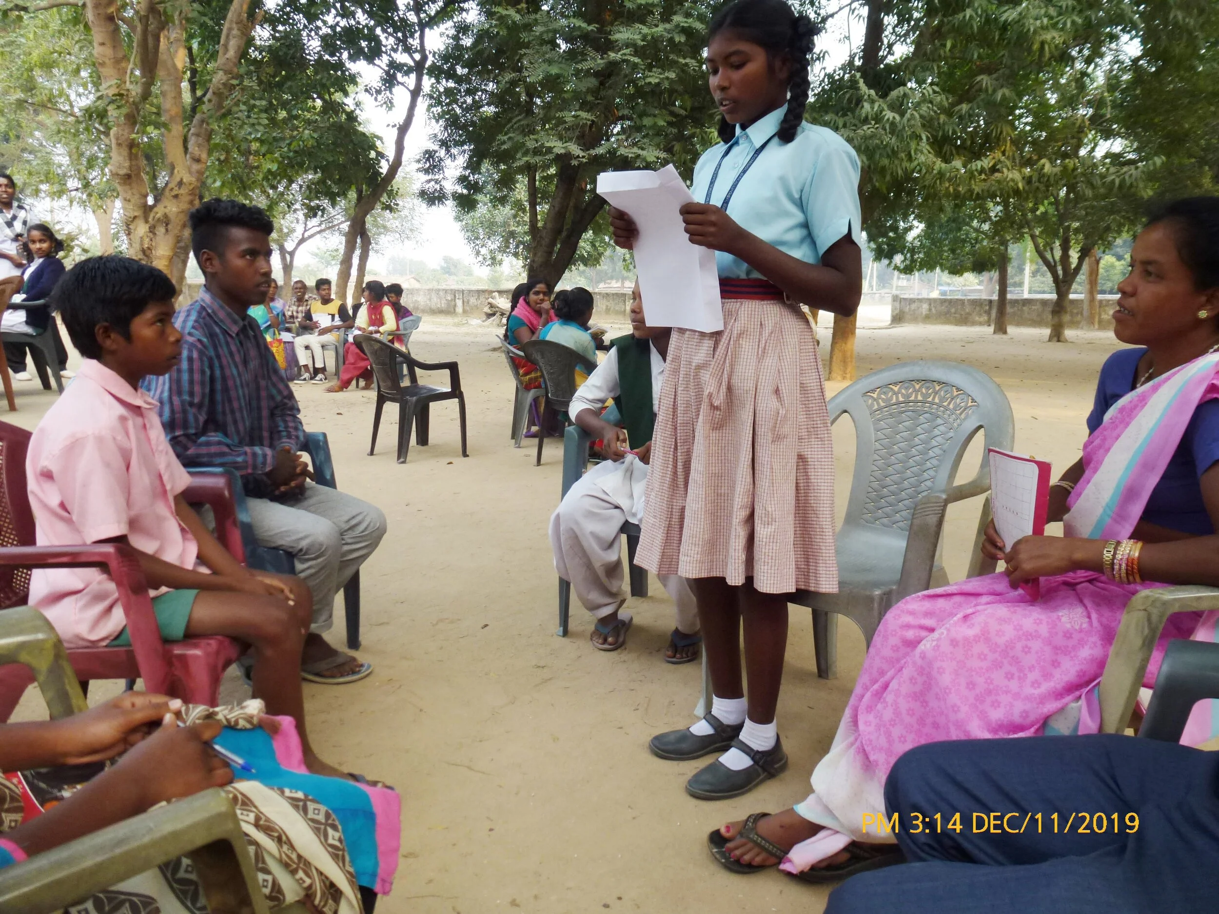 A young schoolgirl opens up about her experiences