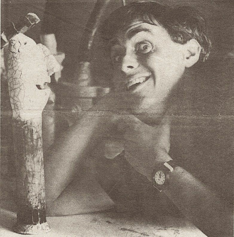 Nervous artist puts people on display