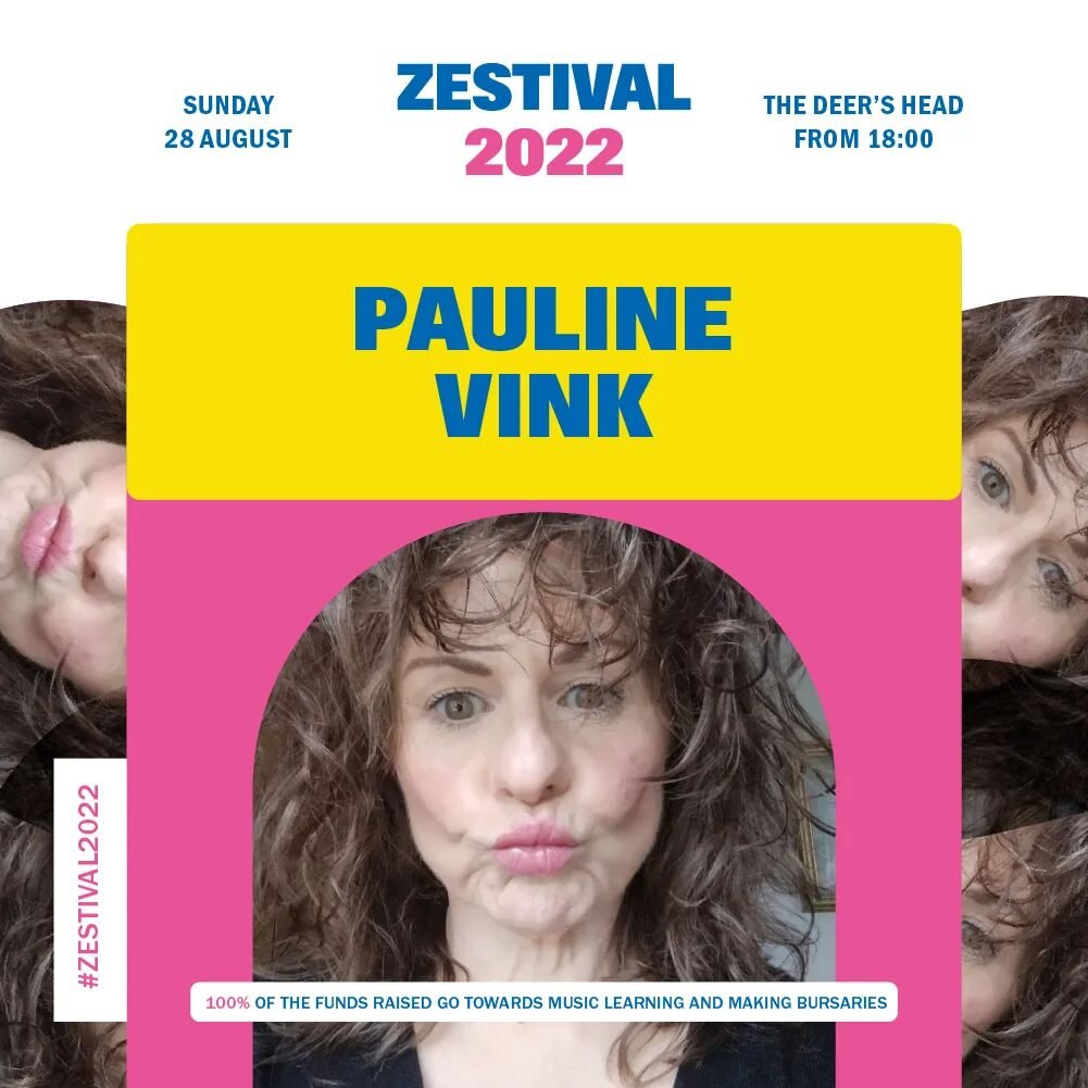#ZESTIVAL this Sunday 28th August will also feature beautiful solo singing from Pauline Vink 🎤 

Pauline is a singer with a strong performance background having done live shows and theatre productions as well as recording music of her own.
She has s