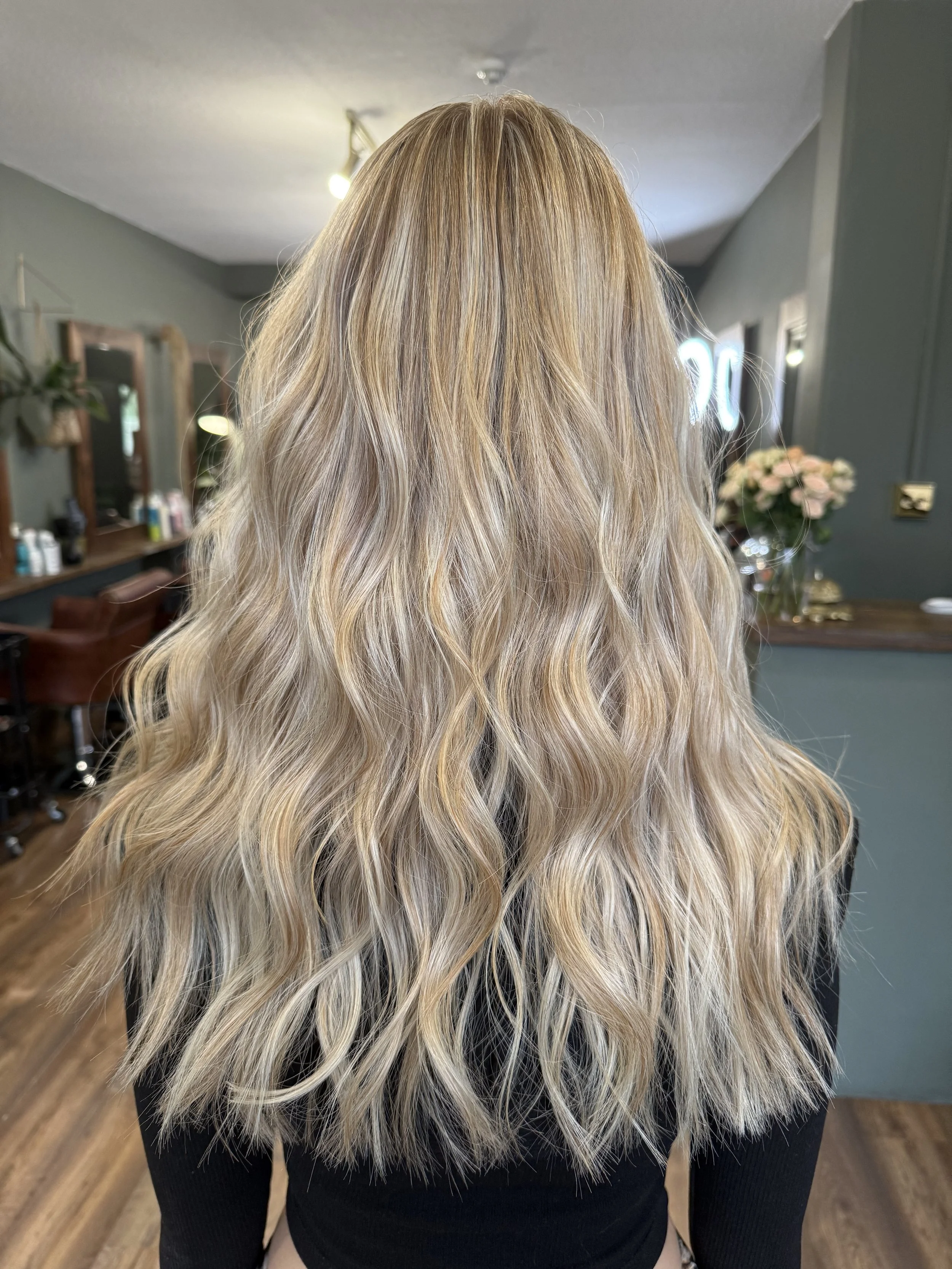 warm honey blonde