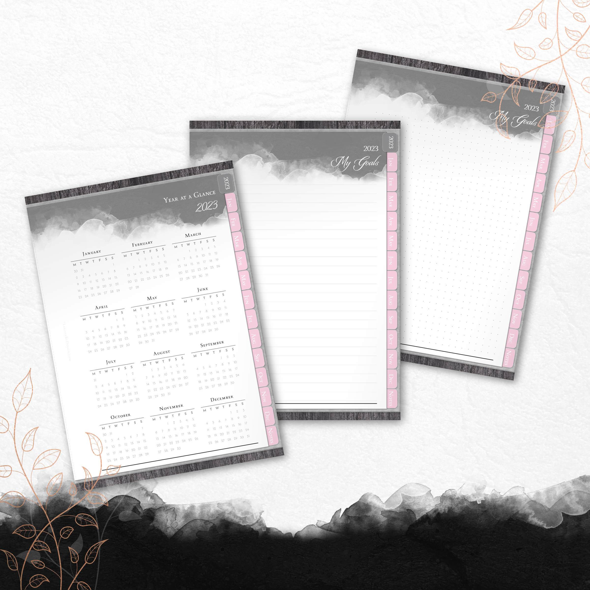 Larissa By Design - Freebie 2023 Digital Notebook - Master Index