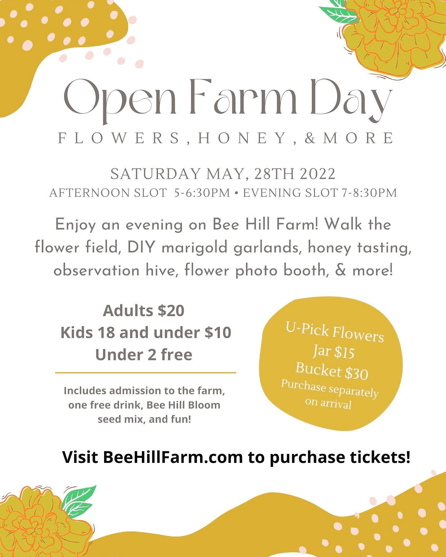 🌸OPEN FARM DAY🌸 

Yeah that&rsquo;s right, we&rsquo;re opening the gate and letting y&rsquo;all come pick your own flowers! We&rsquo;ve been working hard this season and it&rsquo;s finally time to call it quits, but we&rsquo;re not going out withou
