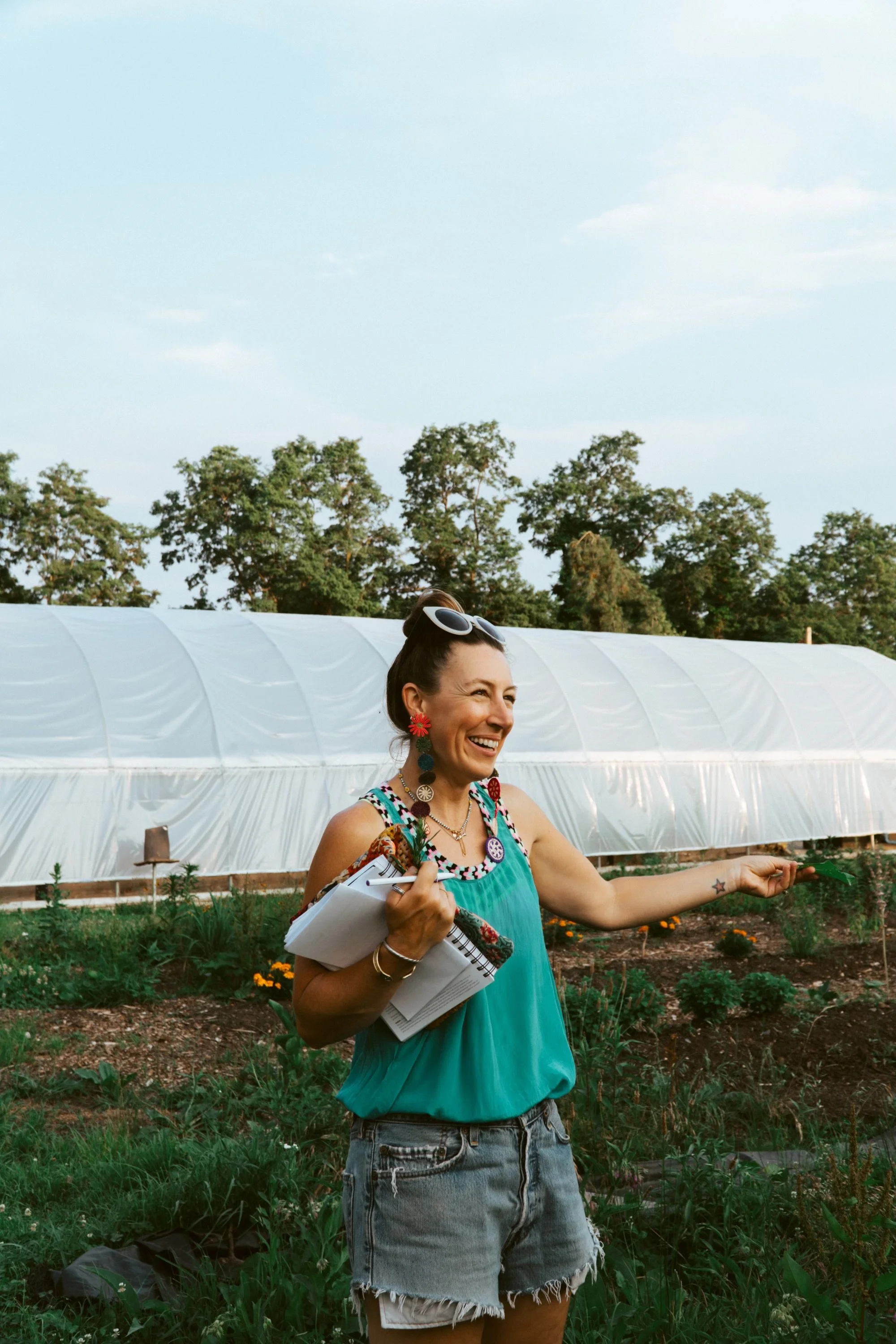 me teaching at Global Roots Garden.jpg