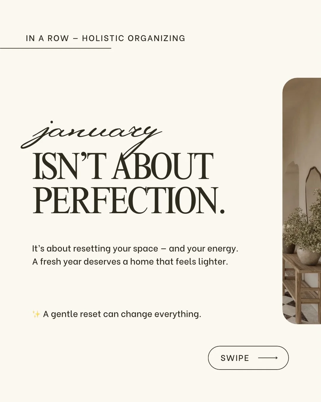 January isn&rsquo;t asking you to become someone new.
It&rsquo;s asking you to let go of what no longer supports you.

When your space feels heavy, your days often do too &mdash; not because you&rsquo;re doing something wrong, but because your system