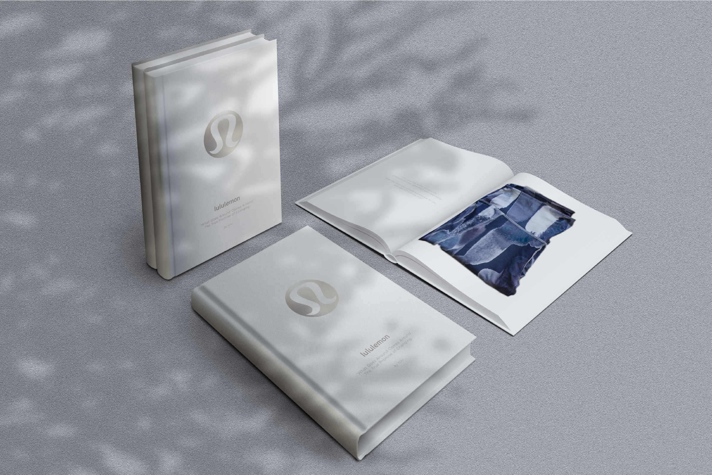 To improve the exposure rate by increasing the point of sales and to change the public's view of sportswear. The repackaged products through the appearance of the book express that sport is a kind of spiritual knowledge. Remind consumers to feel their body and mind during every exercise. We will use a series of environmentally friendly materials to make this book, to follow the environmental protection concept advocated by Lululemon.