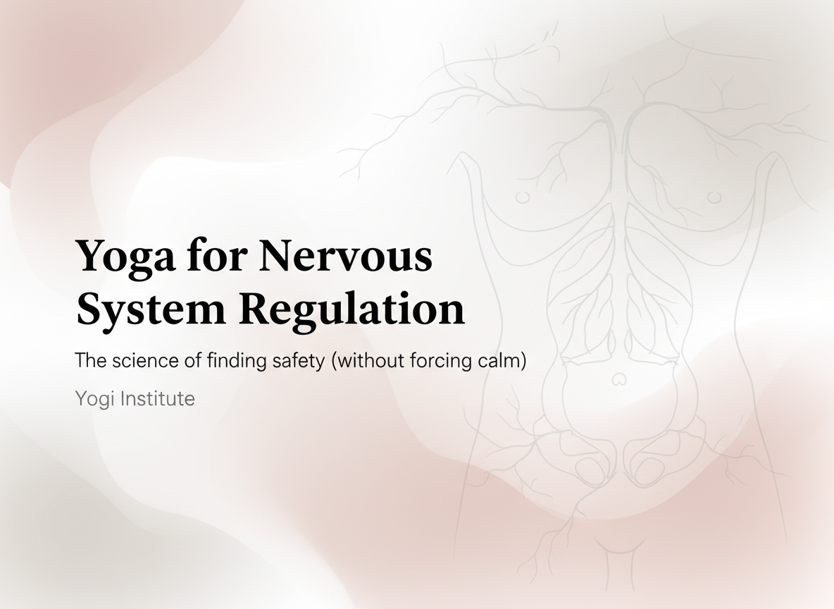 Yoga for Nervous System Regulation: The Science of Finding Safety (Without Forcing Calm)