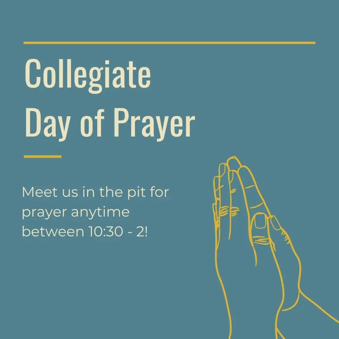 Join us today in praying for college campuses across the nation!