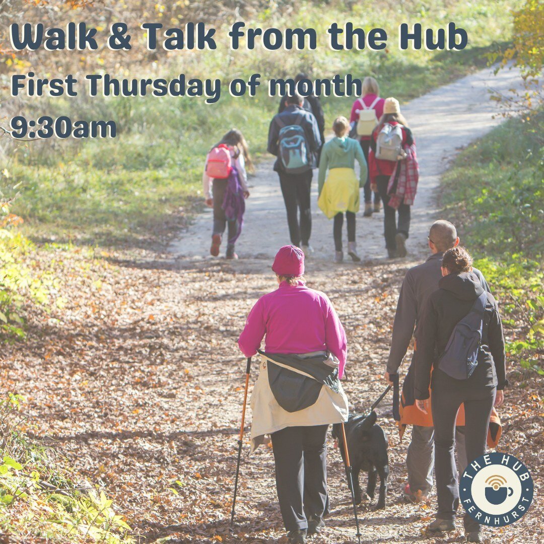 April's Walk &amp; Talk takes place next Thursday - April 4th. Meet at the Hub at  9:30am.  Dogs 🐕 welcome 
.
.
.
#fernhursthub  #fernhurst #haslemere #midhurst #liphook #petworth #WalkingGroup #WalkAndTalk #OutdoorActivities #DogFriendly #GetActive