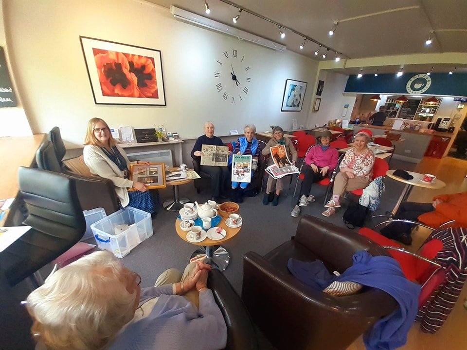 The Carer's monthly meet-up, had the pleasure of Haslemere Museum's Lois Proud, who gave a fascinating talk on WWII. Lois eve brought her father's childhood diary, providing a snapshot of the key moments towards the end of the war. Other photos, meda