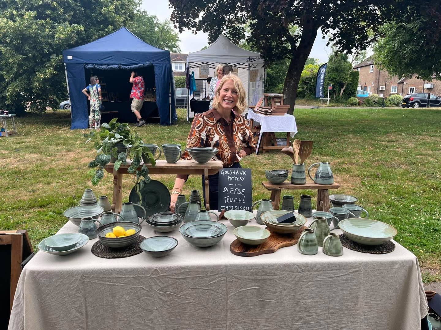 All set up for the The Fernhurst Hub&rsquo;s Summer Fayre.  We have some lovely stalls and delicious coffee and homemade cake for sale.  Come on down. 10.00-1pm.

#fernhurst #fernhursthub #petworth #midhurstuk #summer #Fayre #summerfayre