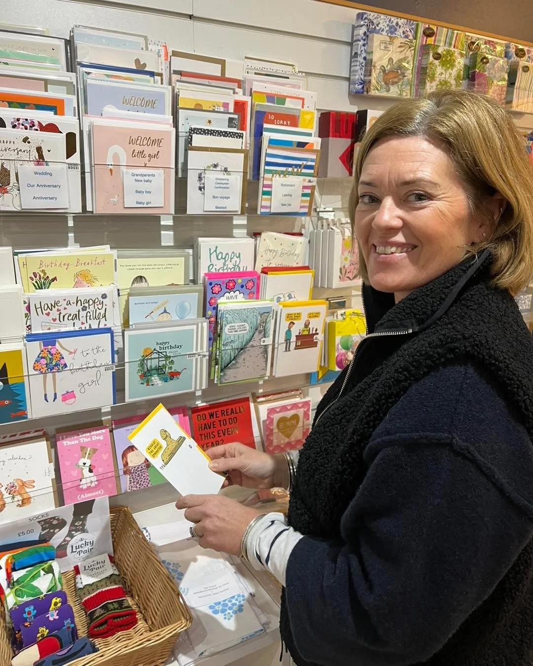 Whilst our retail area is quite small in the The Fernhurst Hub  we have a fabulous range of funny, witty and pretty greetings cards for all occasion.  These are supplied to us by redcardsussex and have just been restocked,  including Valentine&rsquo;