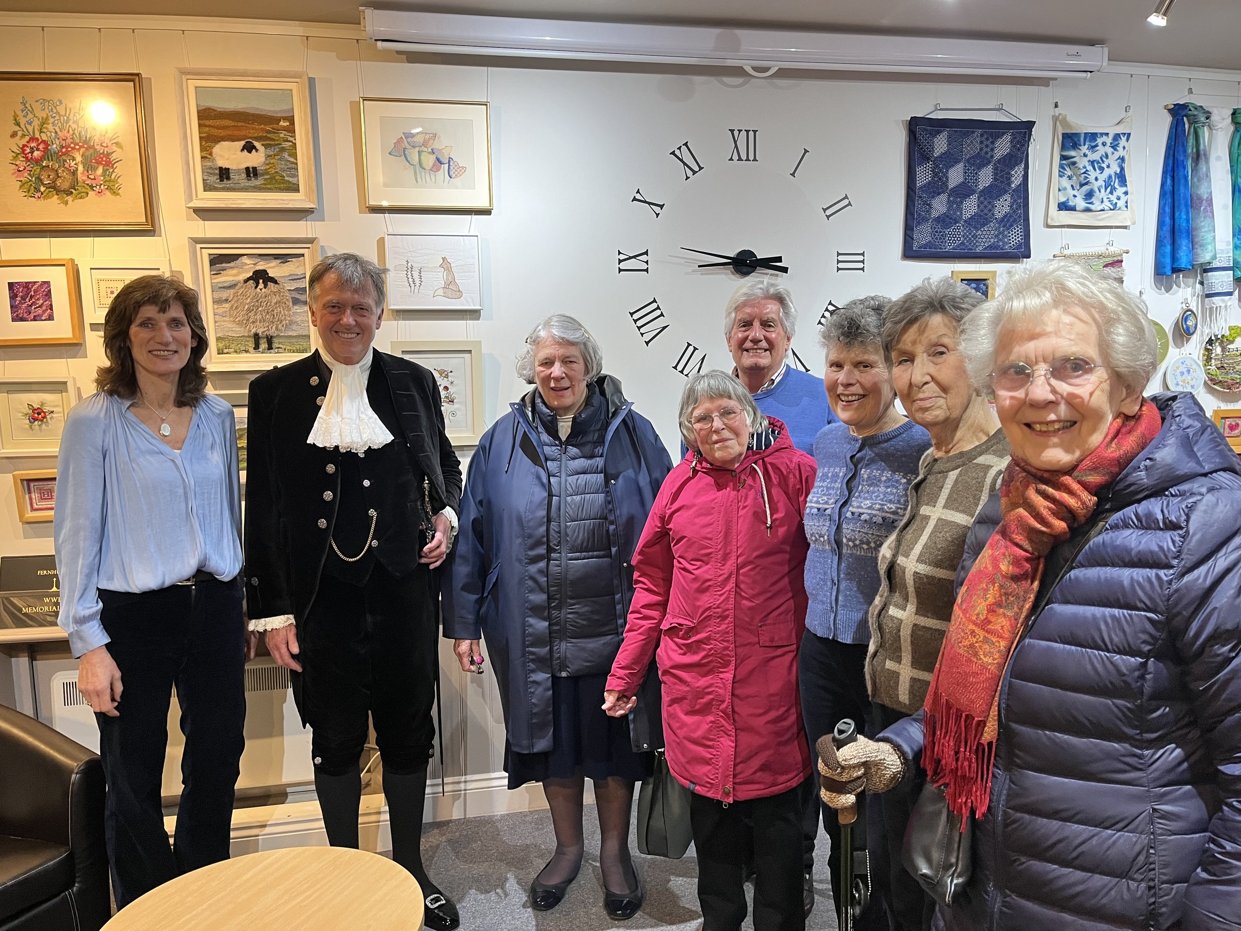 Excellent evening talk by the High Sheriff of West Sussex, Dr Tim Fooks