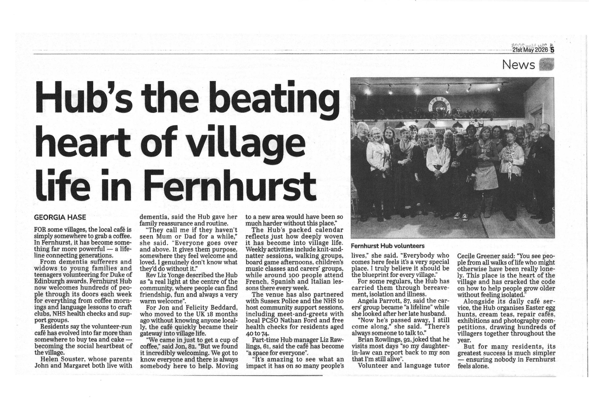 Hub’s the beating heart of village life in Fernhurst