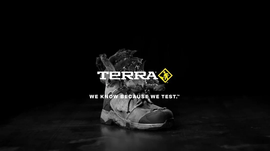 Fun one with @123w.ca on a recent &lsquo;Terra Knows&rsquo; campaign, intentionally pushing the product to a point of complete and epic failure. High frame rates, probe lenses and way more pairs of boots than we probably needed - stoked on the result