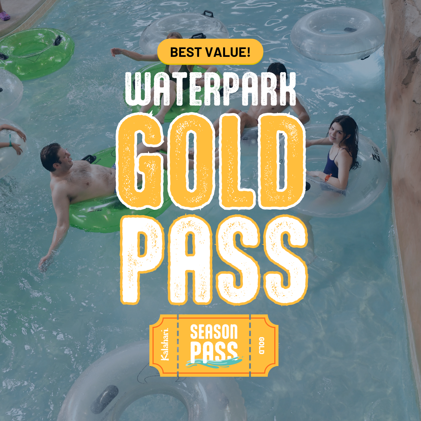Kalahari Waterpark Season Pass - Gold