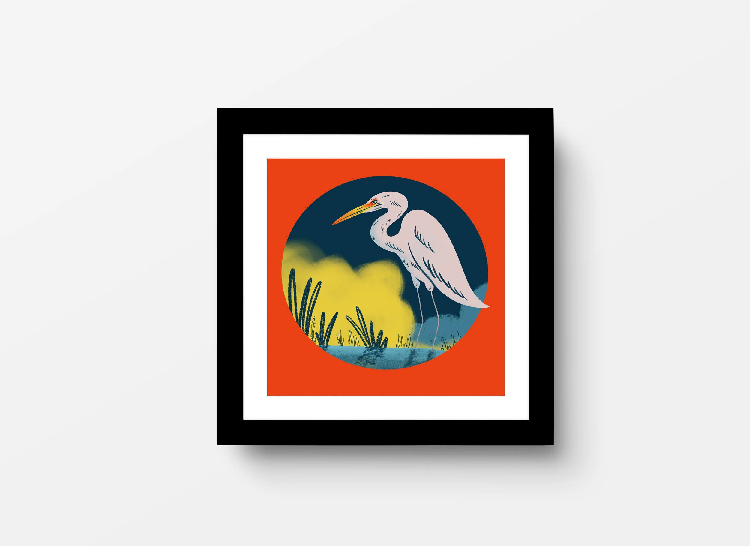 Silence - 10" x 10" Framed Art Print