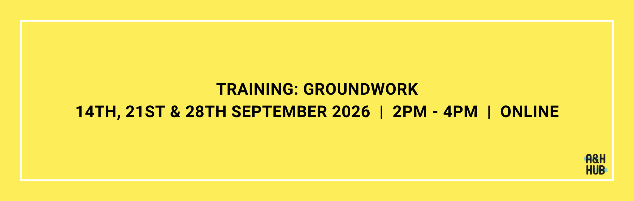 Groundwork - Designing &amp; Implementing Support for Creative Practitioners