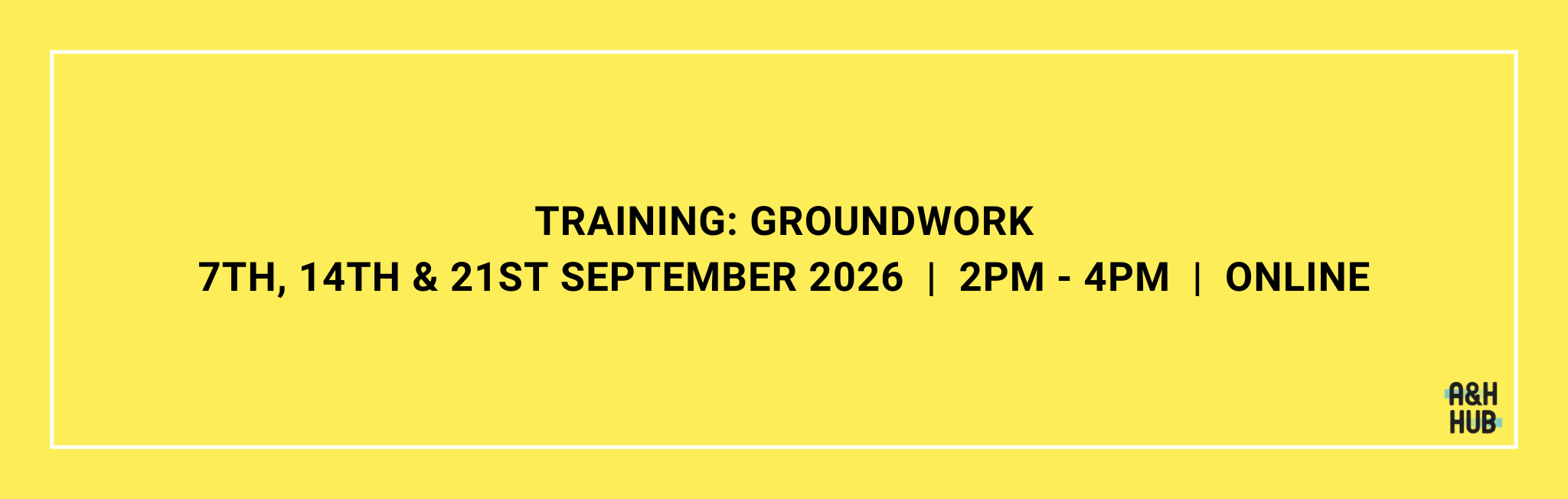 Groundwork - Designing &amp; Implementing Support for Creative Practitioners