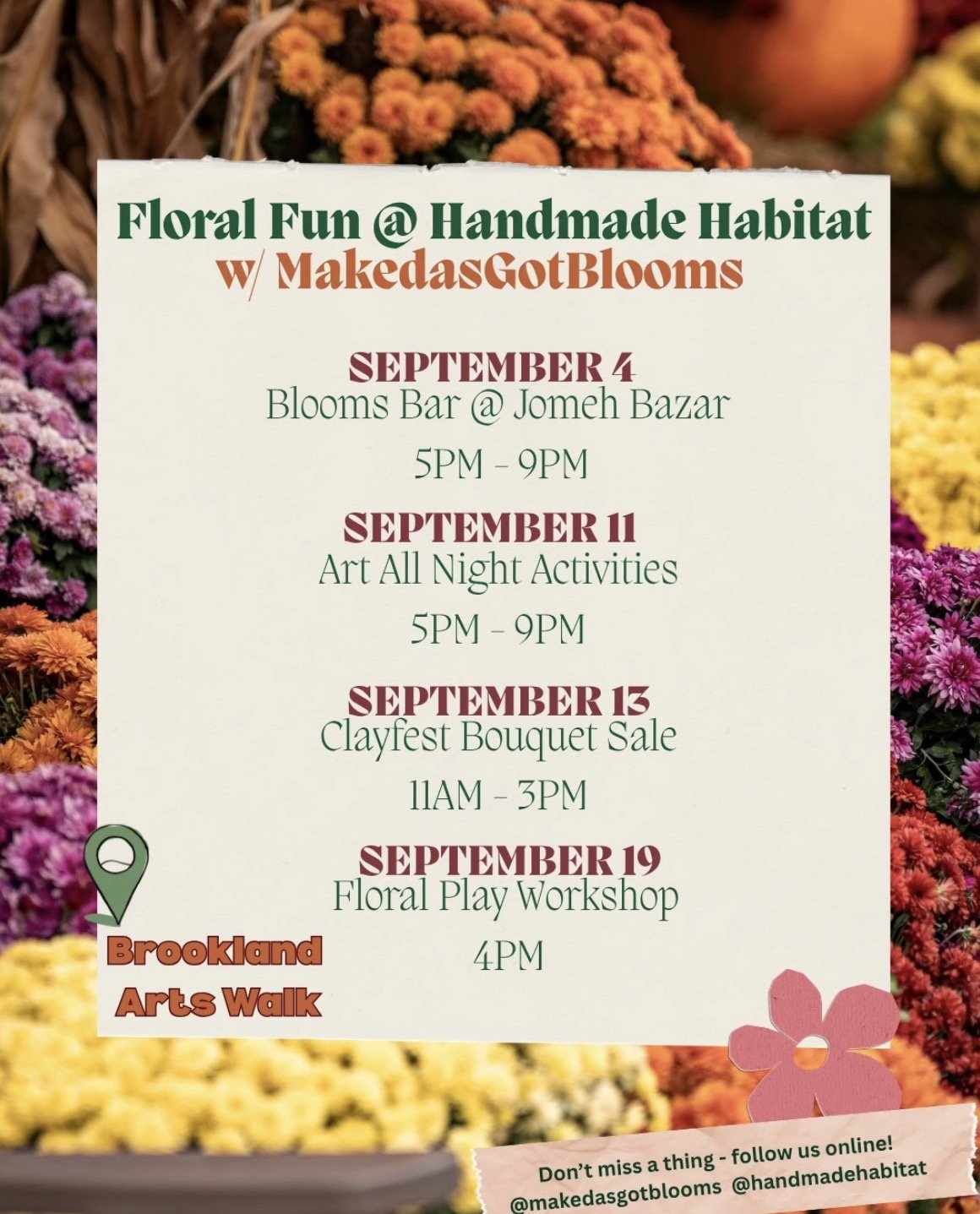 September Equinox Floral Play Workshop