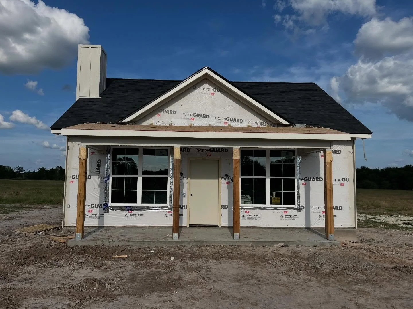 Loving how this custom home is coming to life! ✨

Did you know you can build one of our thoughtfully designed floor plans on your own land? This home is our popular Lange floor plan, currently under construction on a customer&rsquo;s property and tak