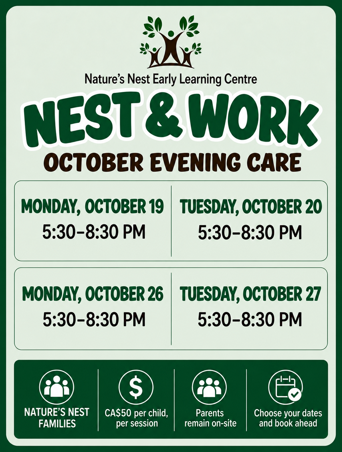 Nature's Nest Families (October)