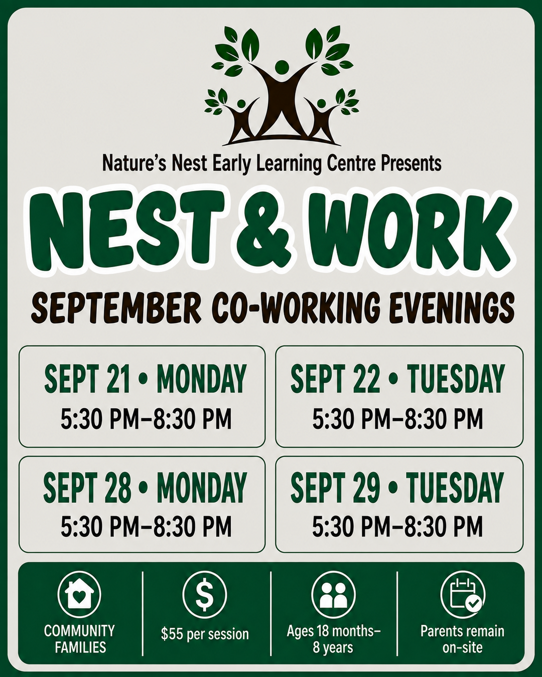 Nest & Work — Community Families (September)