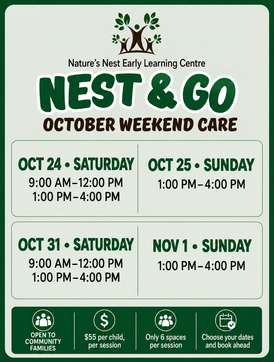 Non-Nature's Nest Community Family Members (October)